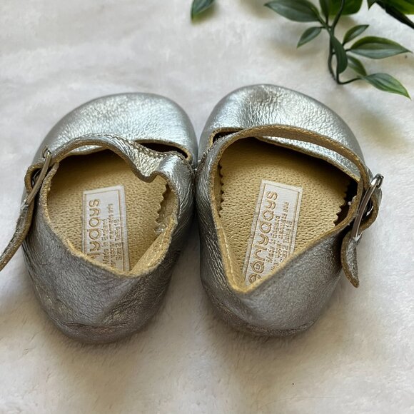 Early Days Baby Shoes Size 2 Silver Leather Mary Janes | UK Classic Style GUC - Picture 4 of 16
